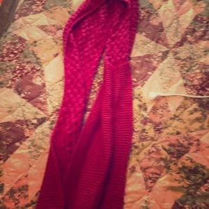 Woman’s sweater scarf